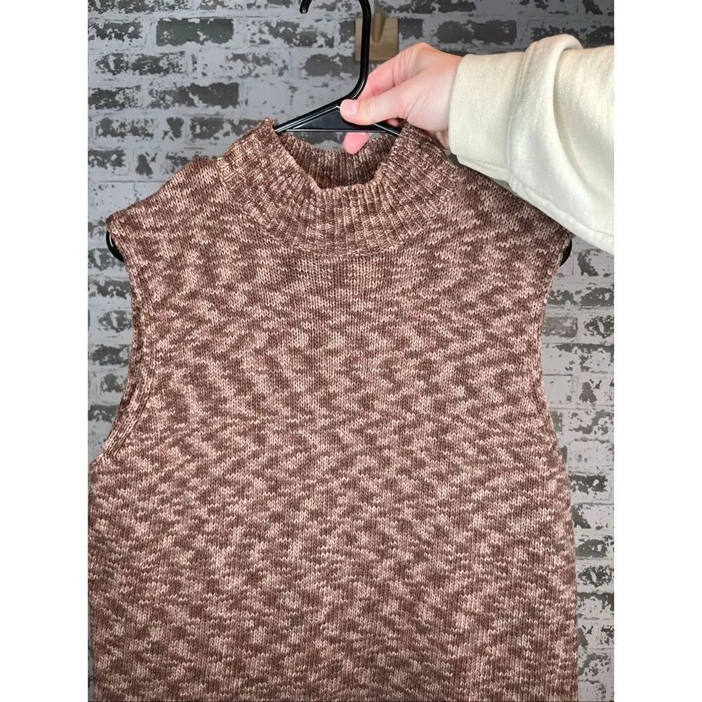 Pendleton | women vintage linen cotton blend cowl neck sleeveless sweater
